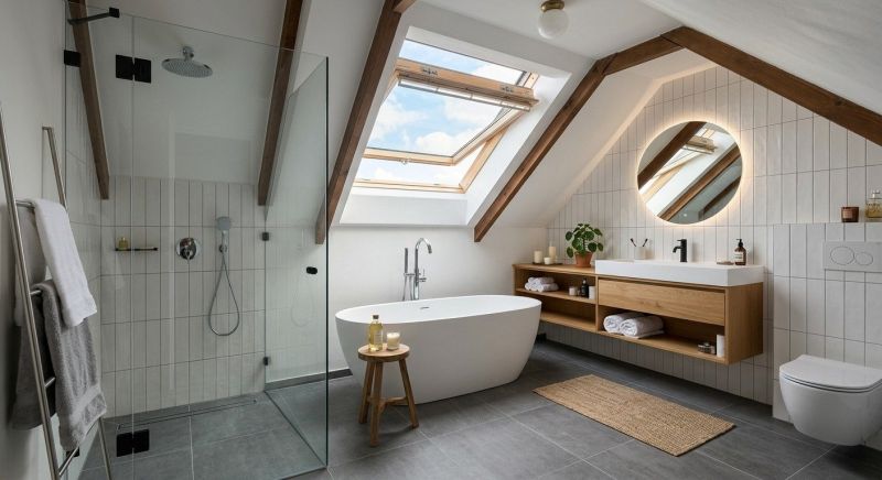 Attic Bathroom Remodeling in Cobb County, GA