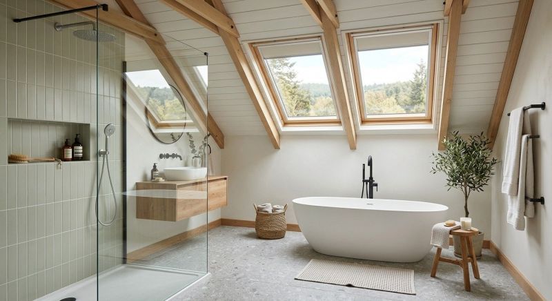 Attic Bathroom Remodeling in Cobb County, GA