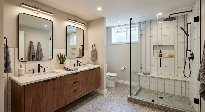 Basement Bathroom Remodeling in Cobb County, GA
