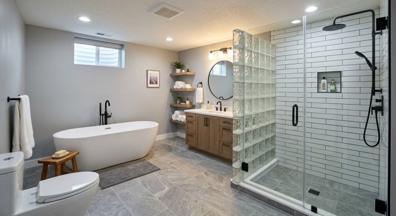 Basement Bathroom Remodeling in Cobb County, GA