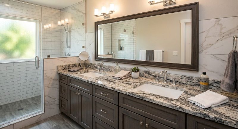 Granite Shower Installation in Cobb County, GA